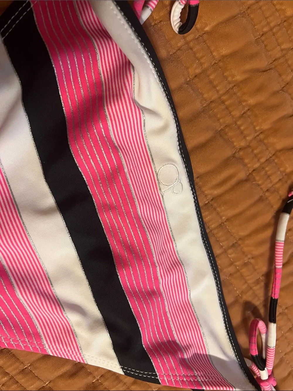 OP striped tie